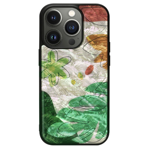 ikins iPhone 14 Pro用天然貝ケース Botanik Touch 1 I23582I14P-イメージ1