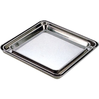 赤川器物製作所 赤川器物/AG 18-0正角盆 27cm 27cm275×275mm24mm FCL0138-012322001