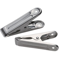 VELOS/クリアケースパック アルミ角型ピンチ・大 54mm 6個ACS-546 FC337WP-4789704