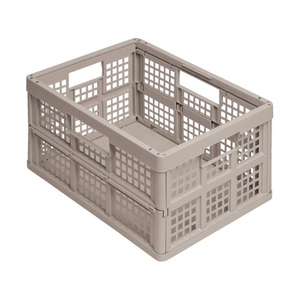 ＲＵＰ 折りたたみメッシュコンテナ 45L ライトサンド FC464GV-1956119-イメージ1