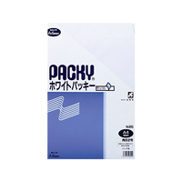 高春堂 ホワイトパッキー 角2(A4用) 80g／m2 テープ付7枚 F857677-895