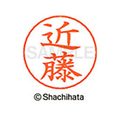 シヤチハタ ネームペン用ネーム シルバー 既製 近藤 FC46919-X-GPS-1148