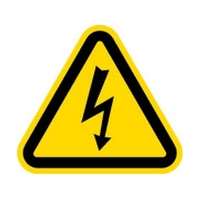 アイマーク 三角ラベル電気危険 25mm(一辺の長さ) 10枚電気危険粘着シール25(一辺の長さ) FC109GN-3917959