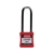 IFAM/ロックアウト用南京錠 スチール製シャックル ツル長 赤 0 44706 FC289VC-3860972-イメージ1