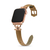 GAACAL Apple Watch 1-9/SE 1-2/ULTRA 2(42/44/45/49mm)用「大人な知的感」異素材PUレザーバンド カーキ W00230KB-イメージ1