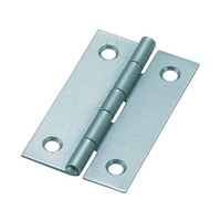 トラスコ中山 TRUSCO スチール製薄口普通蝶番 生地仕上 全長38.0mm 10個 FC901EP-2336006