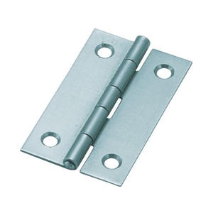 トラスコ中山 TRUSCO スチール製薄口普通蝶番 生地仕上 全長38.0mm 10個 FC901EP-2336006-イメージ1