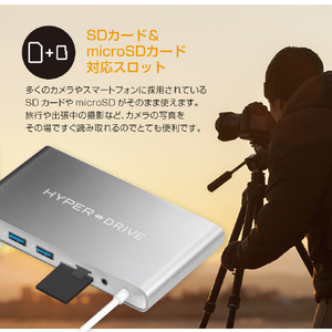HYPER 11in1 Ultimate USB-C Hub HyperDrive HP15583-イメージ9