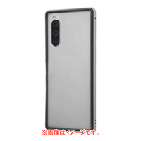 レイアウト Xperia 5用アルミバンパー ブラック RT-RXP5ABB/B