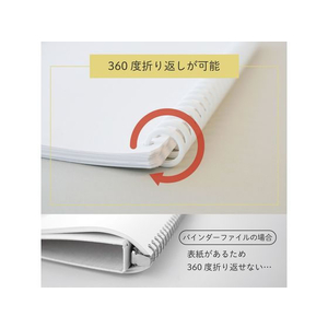 カール事務器 ルーズリング 14mm ホワイト 50本入 FCU5723-LR-30145-W-イメージ6