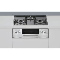 リンナイ システムキッチン用ガスビルトインコンロ(LPガス用) Lisse サテンシルバー RXE31W42J4RSTW-LPG