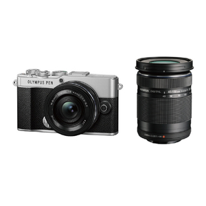 身近な日常をカンタンに、クリエイティブに楽しめる「E-P7」にダブルズームが登場。 ●洗練されたデザイン。持つ喜びを感じ、撮影意欲を掻き立てるカメラ。E-P7はそんなカメラを目指して、端正で洗練された