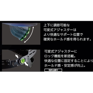 ＤＩＣプラスチック DIC/透明バイザーヘルメット AP11EVO-CW KP フレッシュグリーン／スモーク FC590FE-1200468-イメージ4