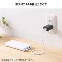 充 電 器 サンワサプライ ACA-IP87W USB充電器(2A) ホワイト|エディオン公式通販