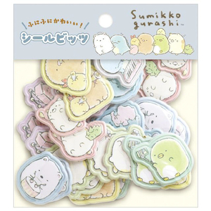 サンエックス さらもちシールビッツ すみっコぐらしGY ｻﾗﾓﾁｼ-ﾙﾋﾞﾂﾂｽﾐﾂｺｸﾞﾗｼGY-イメージ1