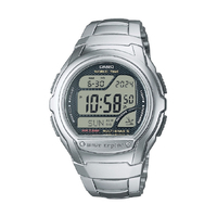 カシオ 電波腕時計 WAVE CEPTOR シルバー WV-58RD-1AJF