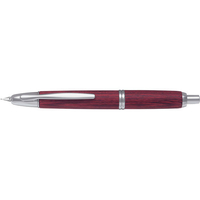 パイロット 万年筆 キャップレス 木軸 レッド 硬めの極細字 FC43380-FC-25SK-DR-EF