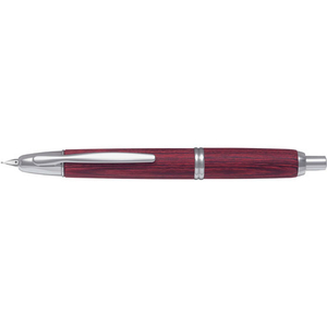 パイロット 万年筆 キャップレス 木軸 レッド 硬めの極細字 FC43380-FC-25SK-DR-EF-イメージ1