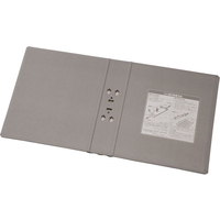 キングジム スーパードッチ脱・着イージー用替表紙 A4 グレー 10冊 FC05481-2475AHｸﾚ