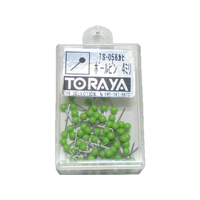 トラヤ マップピン 単色 黄緑 50本 F730579-TS-056ﾋﾝYGR