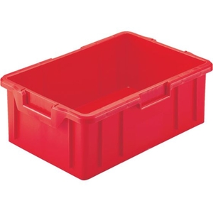 トラスコ中山 NS型コンテナ 10L 赤 FC312FW-7992246-イメージ1