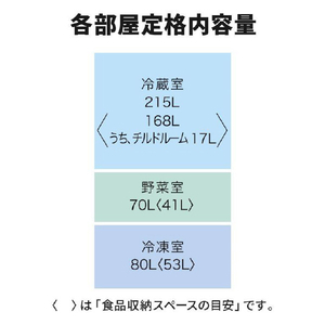 三菱 【左開き】365L 3ドアノンフロン冷蔵庫 ピュアホワイト MRCG37HLW-イメージ14