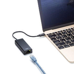 サンワサプライ USB3．2Type-C-LAN変換アダプタ(2．5Gbps対応) USB-CVLAN6BK-イメージ4