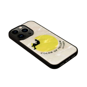 ikins iPhone 14 Pro用天然貝ケース Sunset Yellow I23585I14P-イメージ2