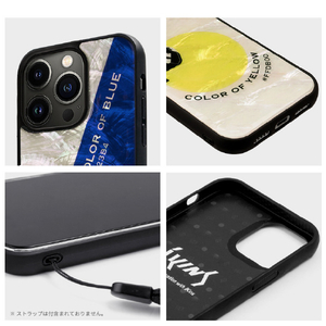 ikins iPhone 14 Pro用天然貝ケース Sunset Yellow I23585I14P-イメージ6