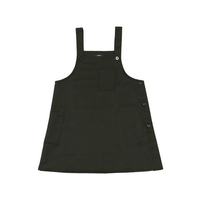 イシカワ技研/超撥水Aラインエプロン L-LL ブラック FCE971U