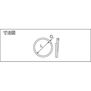 トラスコ中山 TRUSCO ニ重リンク ステンレス製 線径0.8×内径5 (100個入) FC125FE-2750902-イメージ2
