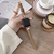 GAACAL Apple Watch 1-9/SE 1-2/ULTRA 2(42/44/45/49mm)用「大人な知的感」異素材PUレザーバンド ブラウン W00230BRB-イメージ3