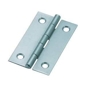 トラスコ中山 TRUSCO スチール製薄口普通蝶番 三価クロムメッキ仕上 38.0mm FC902EP-2336090-イメージ1