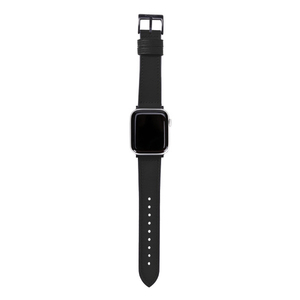EGARDEN Apple Watch 49/45/44/42mm用バンド GENUINE LEATHER STRAP AIR ブラック EGD20585AW-イメージ2