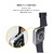 EGARDEN Apple Watch 49/45/44/42mm用バンド GENUINE LEATHER STRAP AIR ブラック EGD20585AW-イメージ9