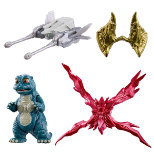 バンダイ ゴジバースト リトルゴジラ&ガルーダ&キングデストロイアパーツ リトルゴジラ＆ガルーダ＆キングデストロイアパーツ Gﾊﾞ-ｽﾄLｺﾞｼﾞﾗｶﾞﾙ-ﾀﾞﾃﾞｽﾄﾛｲｱ-イメージ1