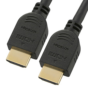 オーム電機 HDMIケーブル 4Kプレミアム 1．5m VIS-C15PR-K-イメージ1