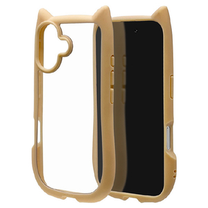 ラスタバナナ iPhone17用猫耳ケース TPU×PC トープ 9161IP5AHPTA-イメージ1