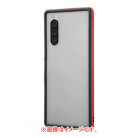 レイアウト Xperia 5用アルミバンパー レッド RT-RXP5ABB/R