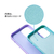 PHONECKLACE iPhone 15 Pro用ストラップホール付きシリコンケース ミント PN25586I15PR-イメージ5