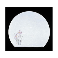 アーテック 尺三 半月懐石マット 抗菌遠赤和紙100枚 あやめ FC673LS-6400000