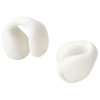 エレコム オープンイヤー型イヤーカフタイプ完全ワイヤレスイヤホン ホワイト LBT-OWS03WH