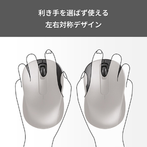 バッファロー Bluetooth5．0 3ボタンマウス ブラック BSMRB010BK-イメージ6