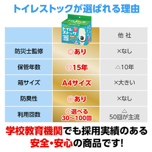 アーテック トイレストック(非常用トイレ)防臭袋付30回用 35587-イメージ11