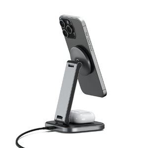 SATECHI 2-in-1 Foldable Qi2 Wireless Charging Stand SATECHI PST-Q21FM-イメージ5