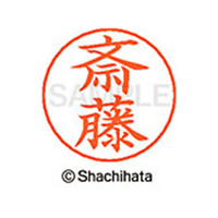 シヤチハタ ネームペン用ネーム シルバー 既製 斎藤 FC46924-X-GPS-1153