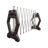 安全興業/現場用簡易アルミゲート AZゲート茶 反射なし FC302XB-4367158