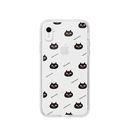 abbi FRIENDS iPhone XR用ネコマンジュウクリアケース イタズラネコパターン ABF14587I61