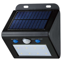 エルパ 屋外用LEDセンサーウォールライト ソーラー式 電球色 ESLK101SLL