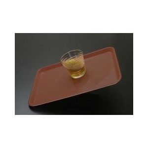 橋本達之助工芸 レンジＯＫ！すべり止め付き！ランチョントレー　ブラウンＭ ブラウン ﾋﾟﾉNSﾄﾚ-33CMｶｸBW-イメージ2